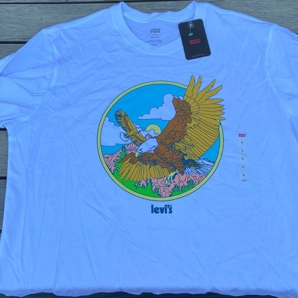 Levi’s mens bald eagle T-shirt nwt - Picture 5 of 10
